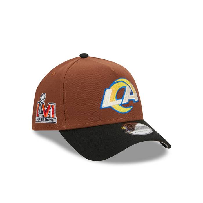 ニューエラ New Era 【 Los Angeles Rams Super Bowl Lvi Harvest Two Tone 9Forty A Frame Snapback Hat Men Brown 】 ラムズ Snapback スナップバック バッグ メンズ 茶色 ブラウン｜スニケス