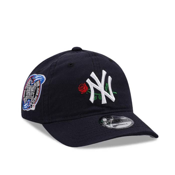 ニューエラ New Era 【 New York Yankees Subway Series 2000 Rose Classic Edition 9Twenty Strapback Hat Men Navy 】 ヤンキース シリーズ Rose ローズ クラシック メンズ 紺色 ネイビー