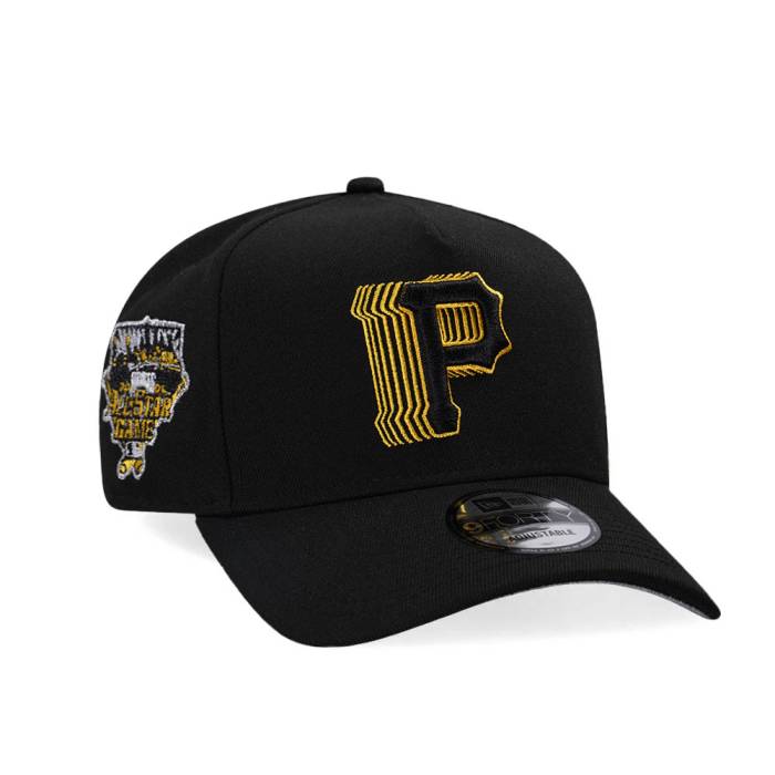 ニューエラ New Era 【 Pittsburgh Pirates All Star Game 2006 Black Classic Edition 9Forty A Frame Snapback Hat Men Black 】 ピッツバーグ 海賊団 Game ゲーム 黒色 ブラック クラシック Snapback スナップバック バッグ メ