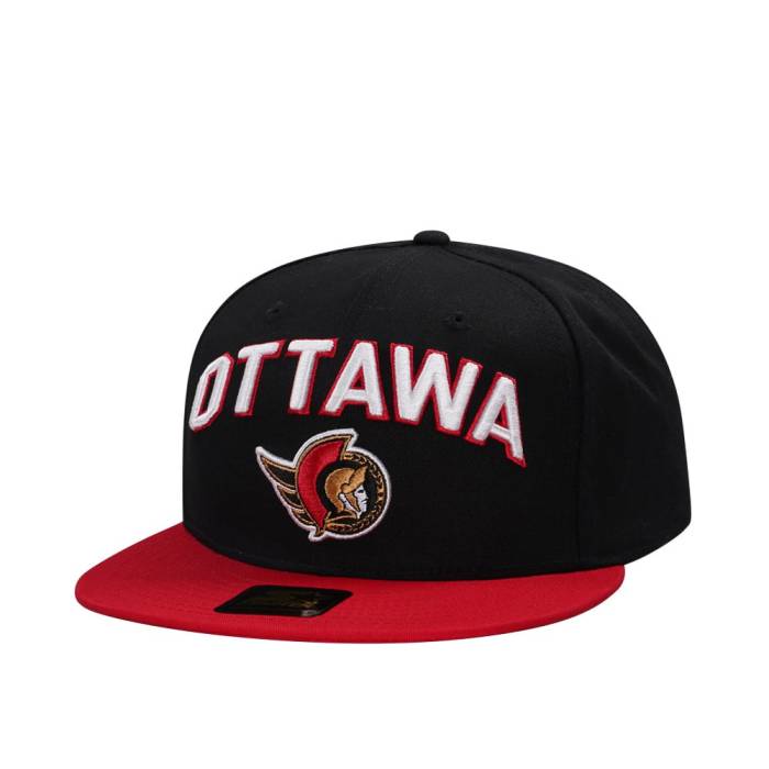 スターター Starter 【 Ottawa Senators Faceoff Two Tone Snapback Hat Men Black 】 オタワ セネターズ Snapback スナップバック バッグ メンズ 黒色 ブラック