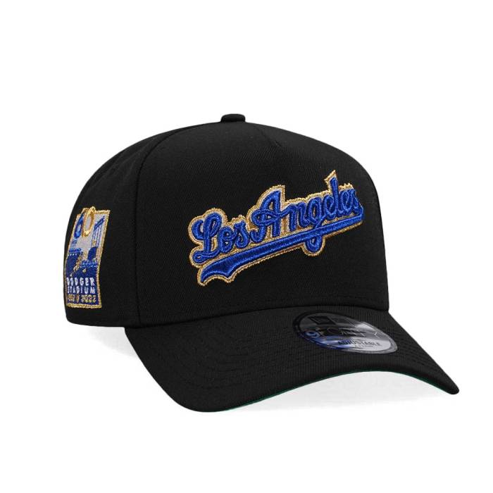 ニューエラ New Era 【 Los Angeles Dodgers 60Th Anniversary Gold Throwback Edition 9Forty A Frame Snapback Hat Men Black 】 ドジャース ゴールド Snapback スナップバック バッグ メンズ 黒色 ブラック 13,148円