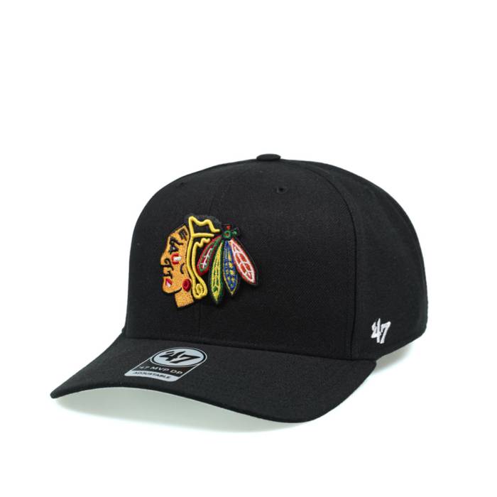 フォーティーセブンブランド 47 Brand 【 47Brand Chicago Blackhawks Cold Zone Classic Dp Snapback Hat Men Black 】 シカゴ ブラックホークス zone ゾーン クラシック Snapback スナップバック バッグ メンズ 黒色 ブ｜スニケス