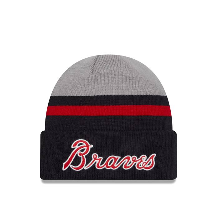 ニューエラ New Era 【 Atlanta Braves Retro Knit Men Multicolored 】 アトランタ ブレーブス レトロ ニット メンズ