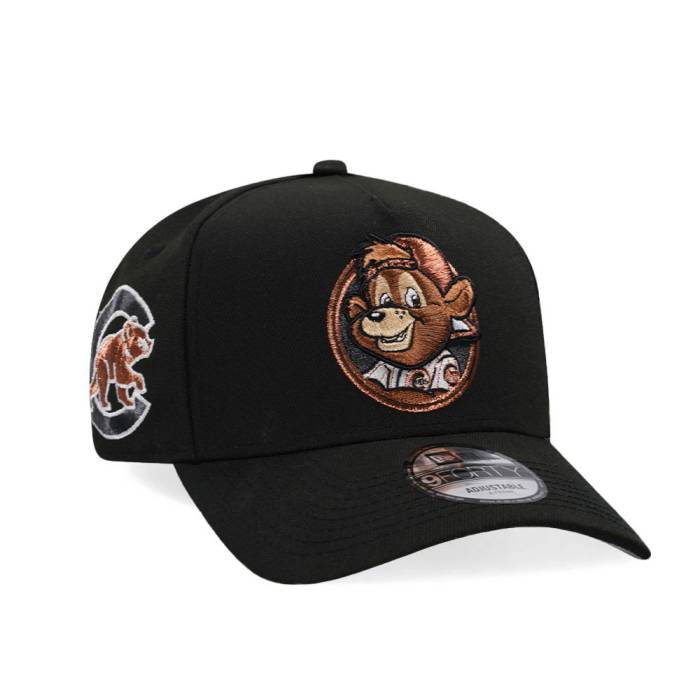ニューエラ New Era 【 Chicago Cubs Clark Black Copper Edition 9Forty A Frame Snapback Hat Men Black 】 シカゴ カブス 黒色 ブラック 銅色 コッパー Snapback スナップバック バッグ メンズ 黒色 ブラック
