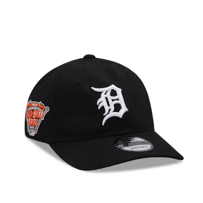 ニューエラ New Era 【 Detroit Tigers All Star Game 2005 Black Edition 9Twenty Strapback Hat Men Black 】 デトロイト タイガース Game ゲーム 黒色 ブラック メンズ 黒色 ブラック