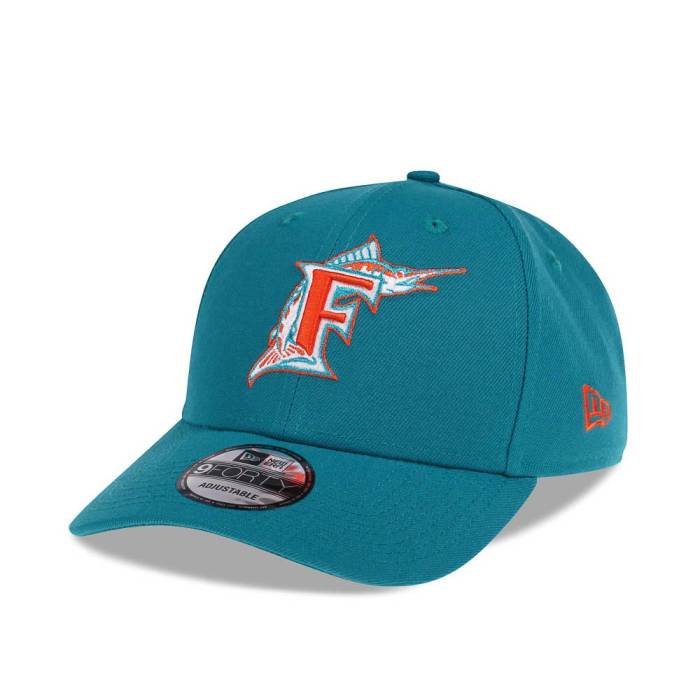 ニューエラ New Era 【 Florida Marlins Color Flip Edition 9Forty Snapback Hat Men Turquoise 】 フロリダ マーリンズ Snapback スナップバック バッグ メンズ