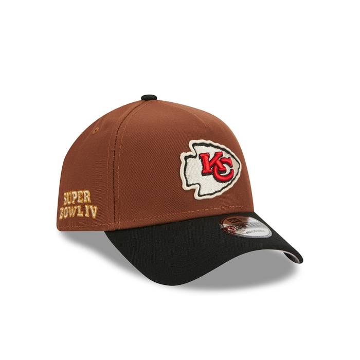ニューエラ New Era 【 Kansas City Chiefs Super Bowl Iv Harvest Two Tone 9Forty A Frame Snapback Hat Men Brown 】 カンザス シティ チーフス Snapback スナップバック バッグ メンズ 茶色 ブラウン|スニケス