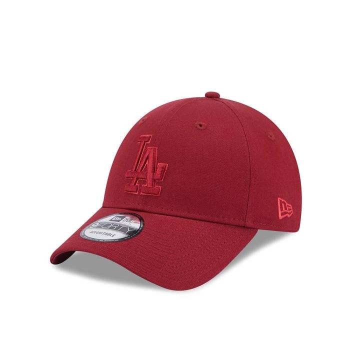 ニューエラ New Era 【 Los Angeles Dodgers Team Outline Merlot 9Forty Strapback Hat Men Wine Red 】 ドジャース Team チーム メンズ Red 赤・レッド 10,366円