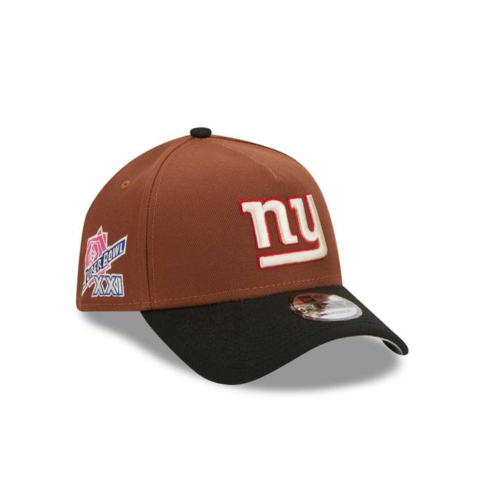 ニューエラ New Era 【 New York Giants Super Bowl Xxi Harvest Two Tone 9Forty A Frame Snapback Hat Men Brown 】 ジャイアンツ Snapback スナップバック バッグ メンズ 茶色 ブラウン｜スニケス 12,483円