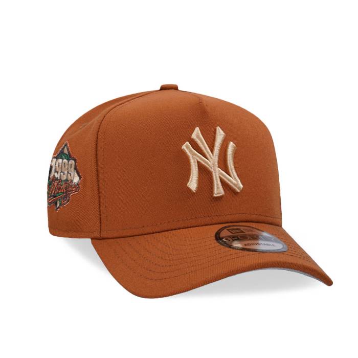 ニューエラ New Era 【 New York Yankees World Series 1999 Earthy Copper 9Forty A Frame Snapback Hat Men Beige 】 ヤンキース シリーズ 銅色 コッパー Snapback スナップバック バッグ メンズ ベージュ|スニケス