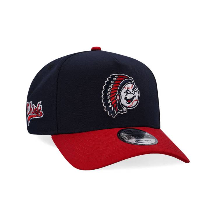 ニューエラ New Era 【 Peoria Chiefs Navy Two Tone Edition 9Forty A Frame Snapback Hat Men Navy 】 チーフス 紺色 ネイビー Snapback スナップバック バッグ メンズ 紺色 ネイビー