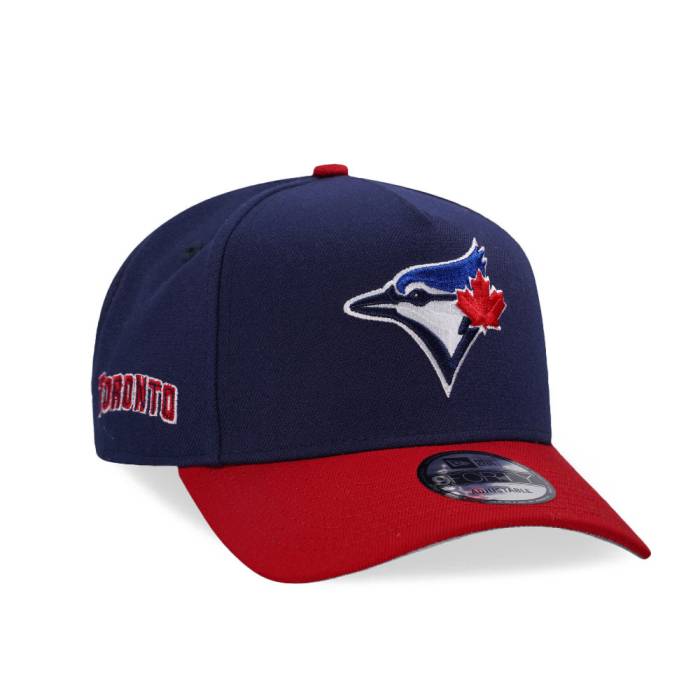 ニューエラ New Era 【 Toronto Blue Jays Navy Two Tone 9Forty A Frame Snapback Hat Men Navy 】 トロント 青色 ブルー 紺色 ネイビー Snapback スナップバック バッグ メンズ 紺色 ネイビー|スニケス