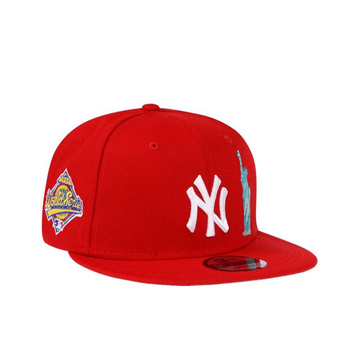 ニューエラ New Era 【 New York Yankees World Series 1996 Icons Red Edition 9Fifty Snapback Hat Men Red 】 ヤンキース シリーズ Red 赤・レッド Snapback スナップバック バッグ メンズ Red 赤・レッド