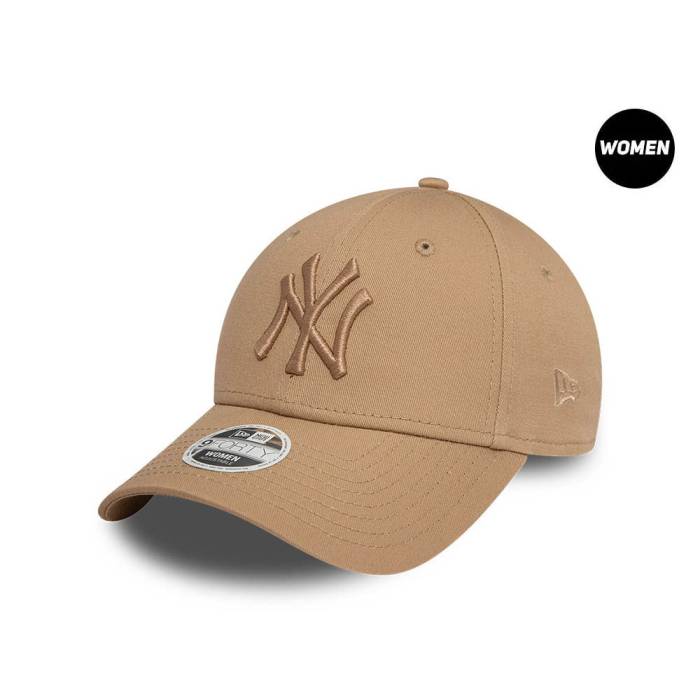 【★百貨店SALE★6/11夜夜中2時迄】ニュー内鰓 New Era 【 New York Yankees League Essential Camel Womens 9Forty Strapback Hat Women Beige 】 ヤンキース camel 駱駝 レディース レディース ベージュ
