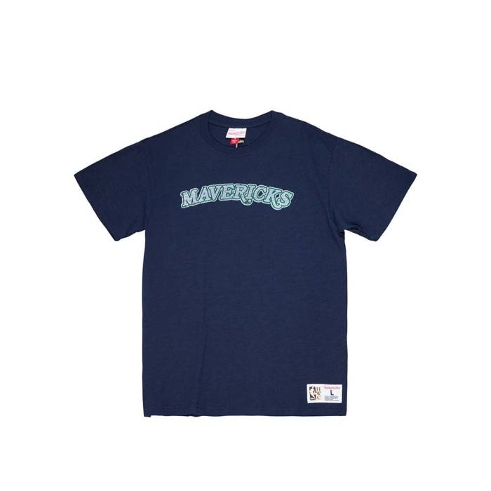 【★百貨店SALE★6/11真夜中2時迄】ミッチェルアンドネス Mitchell \u0026Amp; Ness 【 Dallas Mavericks Legendary Navy Vintage T-Shirt Men 】 ダラス マーベリックス 紺色 米国海軍 vintage ビンテージ・ヴィンテージ ティーシャツ メンズ