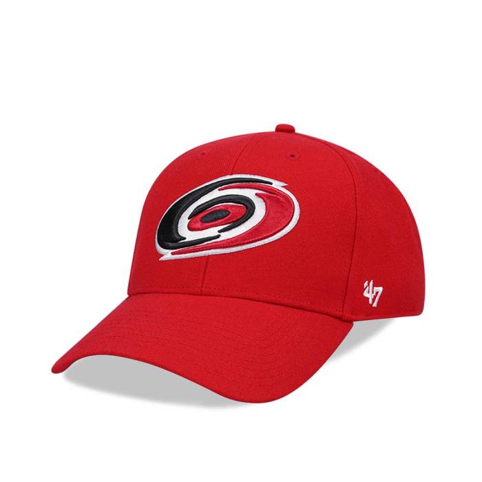 フォーティーセブンブランド 47 Brand 【 47Brand Carolina Hurricanes Red Ballpark Mvp Snapback Hat Men Red 】 カロライナ ハリケーンズ Red 赤・レッド Snapback スナップバック バッグ メンズ Red 赤・レッド