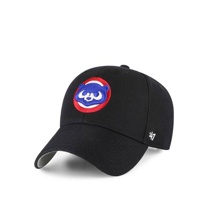 フォーティーセブンブランド 47 Brand 【 47Brand Chicago Cubs Black Classic Strapback Hat Men Black 】 シカゴ カブス 黒色 ブラック クラシック メンズ 黒色 ブラック