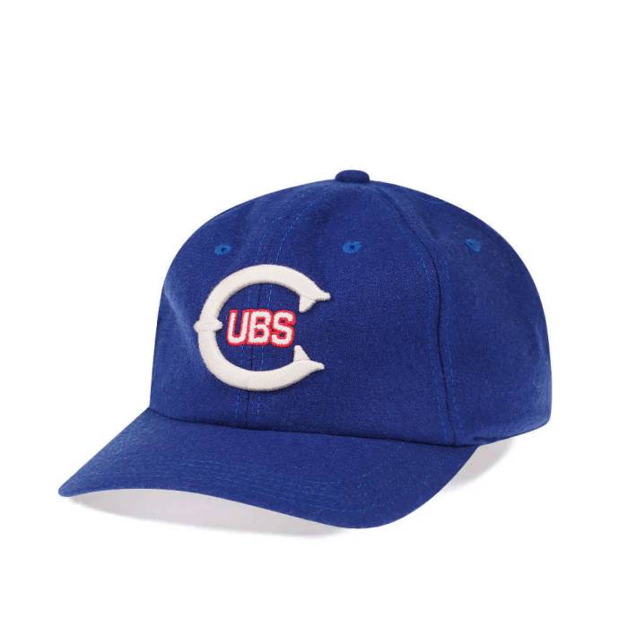 アメリカンニードル American Needle 【 Cleveland Cubs Blue Wool Strapback Hat Men Blue 】 クリーブランド カブス 青色 ブルー メンズ 青色 ブルー|スニケス