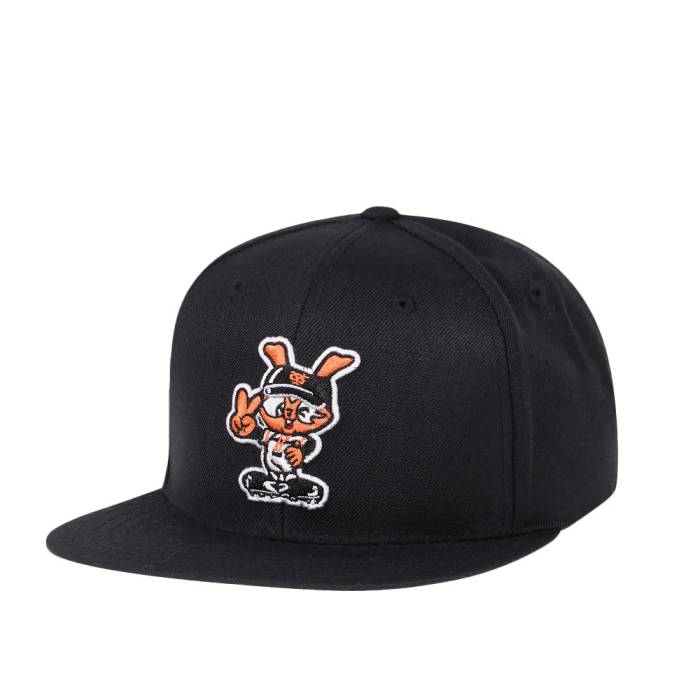 アメリカンニードル American Needle 【 Tokyo Giants Black 400 Series Snapback Hat Men Black 】 ジャイアンツ 黒色 ブラック シリーズ Snapback スナップバック バッグ メンズ 黒色 ブラック