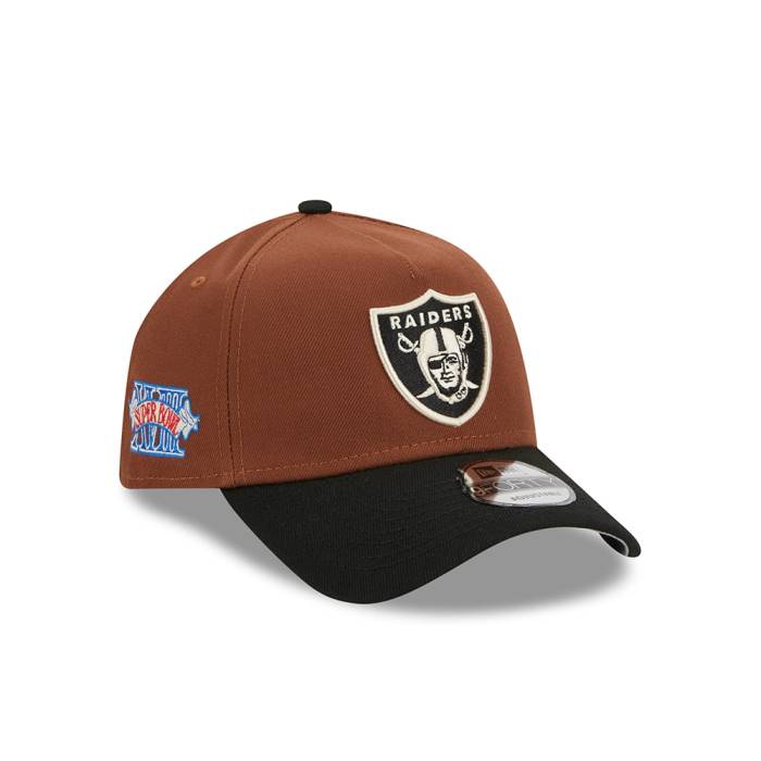 ニューエラ New Era 【 Las Vegas Raiders Super Bowl Xviii Harvest Two Tone 9Forty A Frame Snapback Hat Men Brown 】 ベガス レイダース Snapback スナップバック バッグ メンズ 茶色 ブラウン