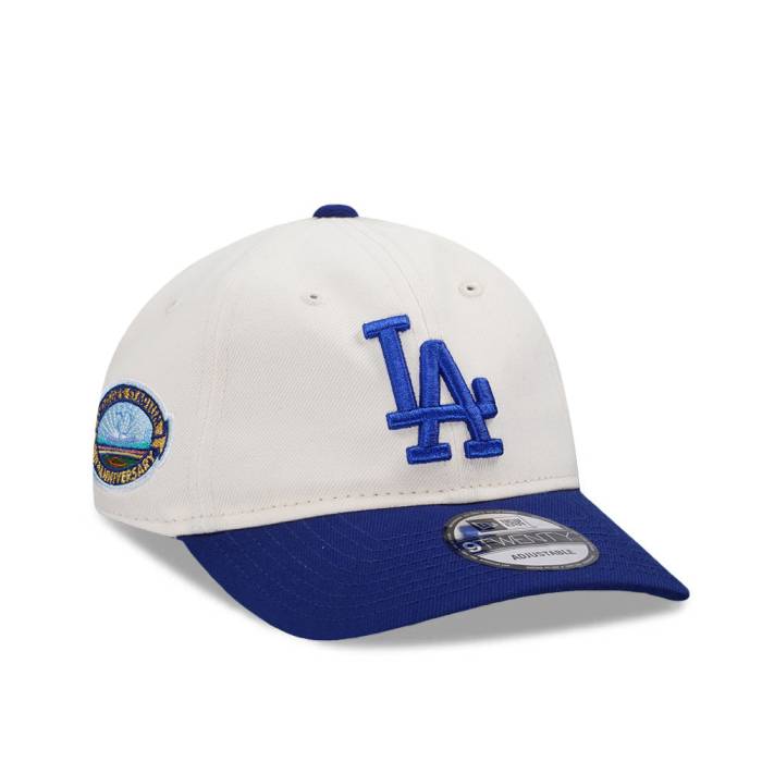 ニューエラ New Era 【 Los Angeles Dodgers 50Th Anniversary Chrome Two Tone Edition 9Twenty Strapback Hat Men White 】 ドジャース メンズ 白色 ホワイト