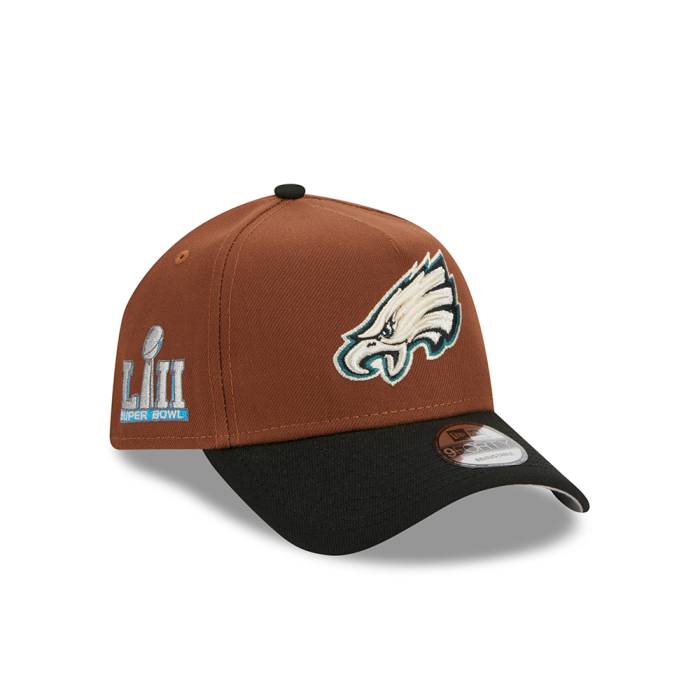 ニューエラ New Era 【 Philadelphia Eagles Super Bowl Lii Harvest Two Tone 9Forty A Frame Snapback Hat Men Brown 】 フィラデルフィア イーグルス Snapback スナップバック バッグ メンズ 茶色 ブラウン