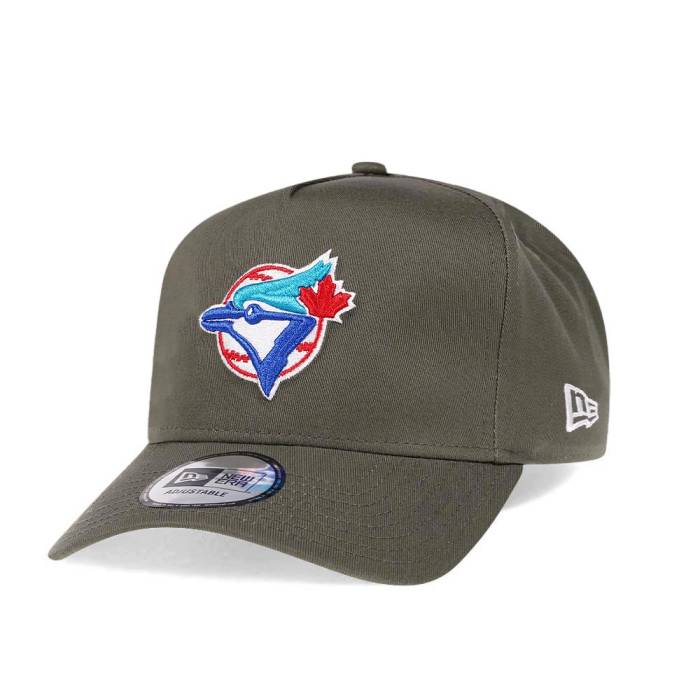 ニューエラ New Era 【 Toronto Blue Jays Olive Edition 9Forty A Frame Snapback Hat Men Olive 】 トロント 青色 ブルー olive オリーブ Snapback スナップバック バッグ メンズ olive オリーブ