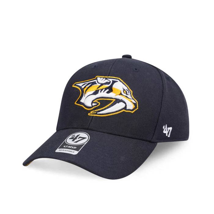 フォーティーセブンブランド 47 Brand 【 47Brand Nashville Predators Navy Ballpark Mvp Snapback Hat Men Navy 】 ナッシュビル プレデターズ 紺色 ネイビー Snapback スナップバック バッグ メンズ 紺色 ネイビー