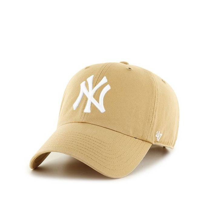 フォーティーセブンブランド 47 Brand 【 47Brand New York Yankees Light Tan Clean Up Strapback Hat Men Beige 】 ヤンキース メンズ ベージュ