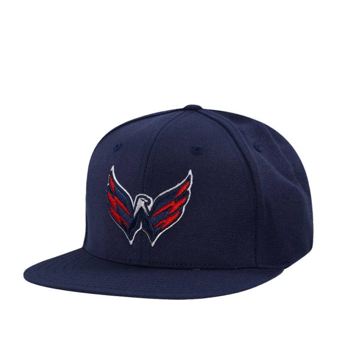 アメリカンニードル American Needle 【 Washington Capitals 400 Series Navy Snapback Hat Men Navy 】 ワシントン キャピタルズ シリーズ 紺色 ネイビー Snapback スナップバック バッグ メンズ 紺色 ネイビー