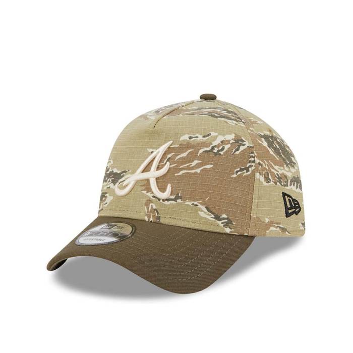 ニューエラ New Era 【 Atlanta Braves Tiger Camo Two Tone 9Forty A Frame Snapback Hat Men Camouflage 】 アトランタ ブレーブス カモ柄 Snapback スナップバック バッグ メンズ 12,654円