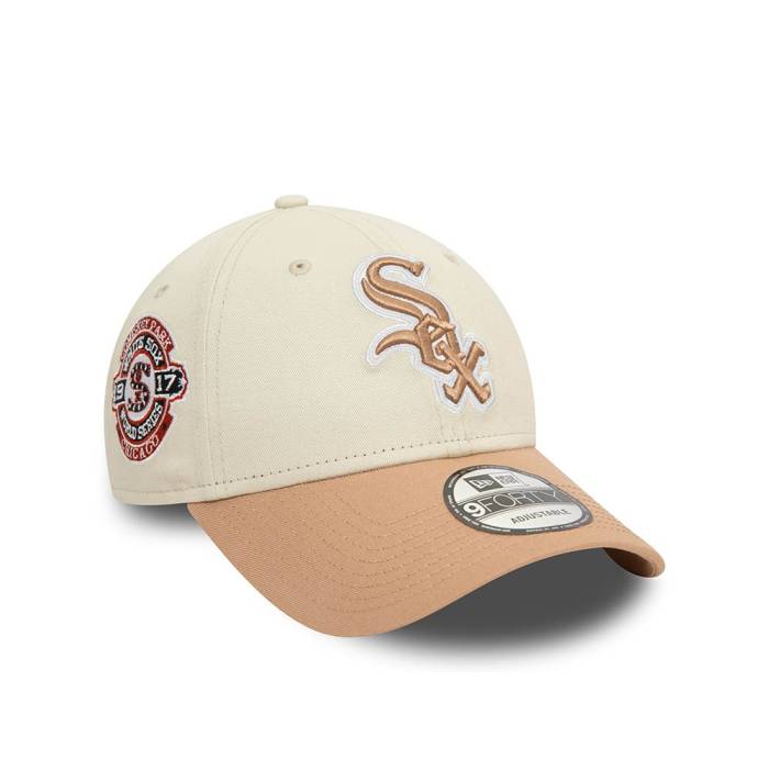 ニューエラ New Era 【 Chicago White Sox World Series 1917 Chrome Two Tone 9Forty Strapback Hat Men White 】 シカゴ 白色 ホワイト シリーズ メンズ 白色 ホワイト|スニケス