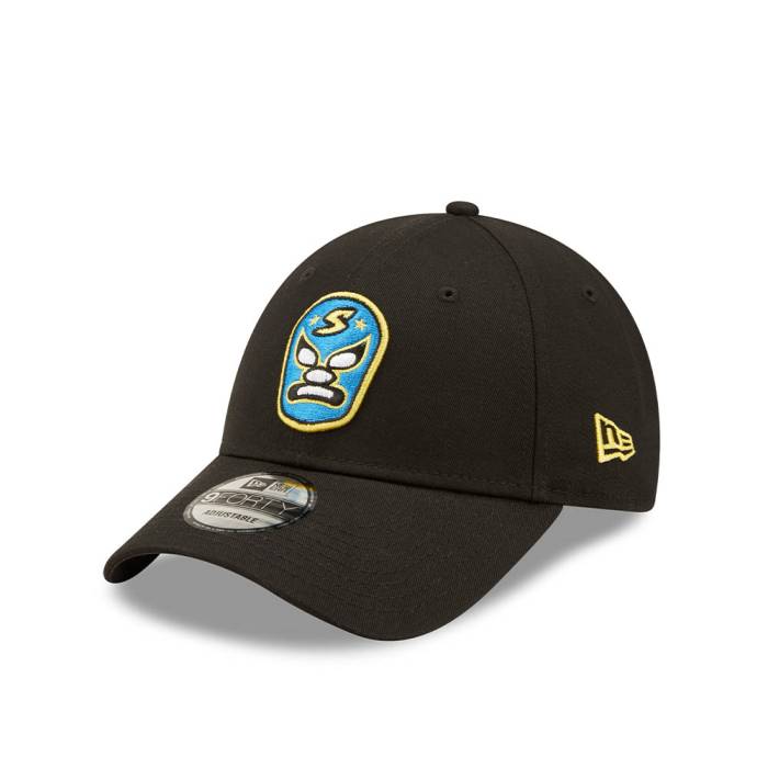 ニューエラ New Era 【 Sacramento River Cats Copa Black 9Forty Strapback Hat Men Black 】 サクラメント 黒色 ブラック メンズ 黒色 ブラック