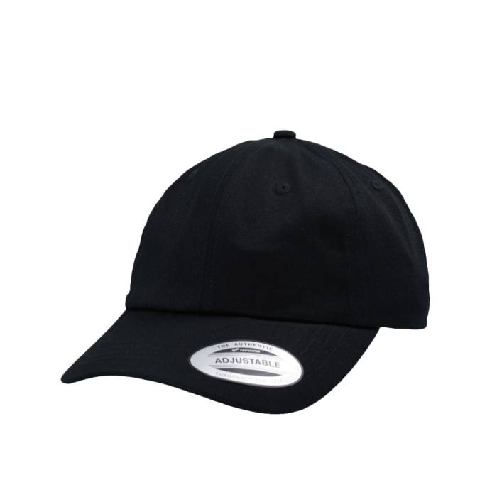 ユーポン Yupoong 【 Basic Black Low Profile Strapback Hat Men Black 】 黒色 ブラック メンズ 黒色 ブラック
