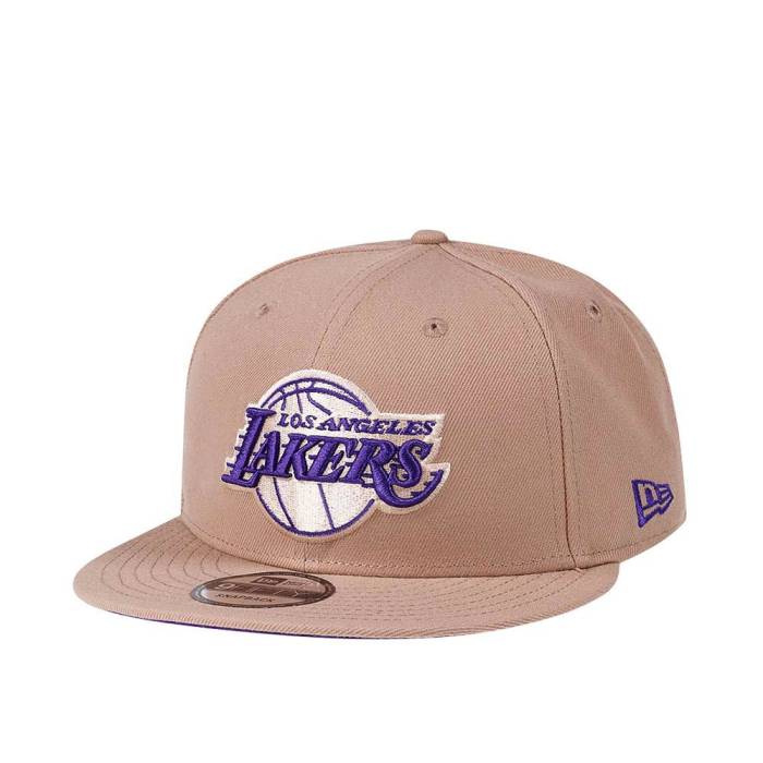 ニューエラ New Era 【 Los Angeles Lakers Camel Edition 9Fifty Snapback Hat Men Beige 】 Lakers レイカーズ camel キャメル Snapback スナップバック バッグ メンズ ベージュ