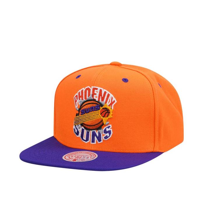 ミッチェルアンドネス Mitchell &Amp; Ness 【 Phoenix Suns Breakthrough Two Tone Snapback Hat Men Orange 】 フェニックス サンズ Snapback スナップバック バッグ メンズ orange 橙・オレンジ|スニケス