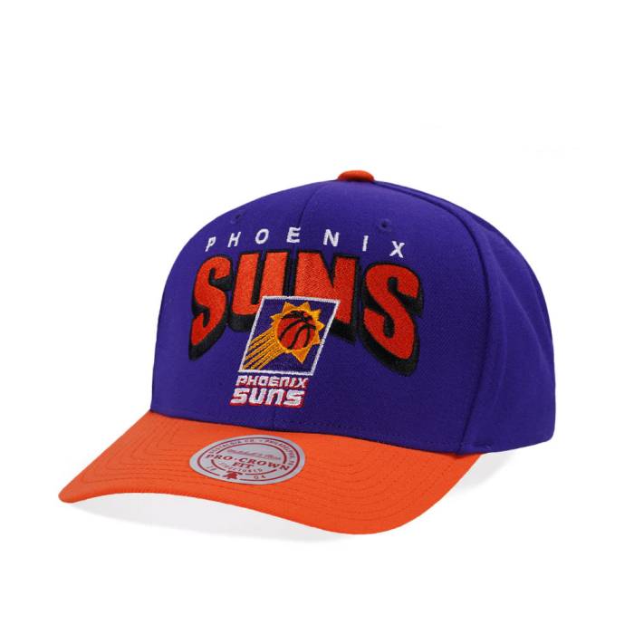 ミッチェルアンドネス Mitchell &Amp; Ness 【 Phoenix Suns Hardwood Classic Pro Crown Fit Purple Snapback Hat Men Purple 】 フェニックス サンズ クラシック プロ Purple 紫・パープル Snapback スナップバック バッグ|スニケス