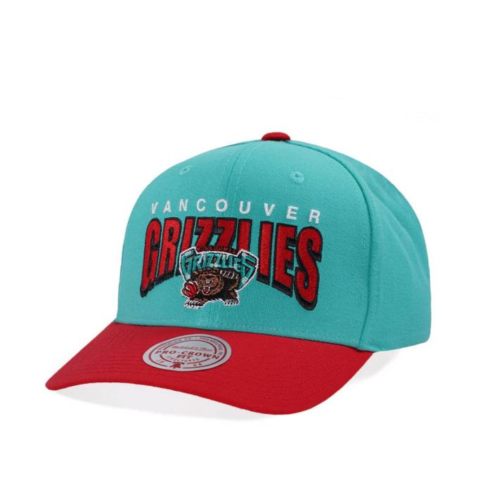 ミッチェルアンドネス Mitchell &Amp; Ness 【 Vancouver Grizzlies Hardwood Classic Pro Crown Fit Teal Snapback Hat Men Turquoise 】 バンクーバー グリズリーズ クラシック プロ Snapback スナップバック バッグ メンズ|スニケス
