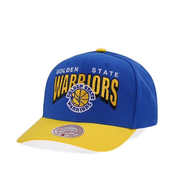 ミッチェルアンドネス Mitchell &Amp; Ness 【 Golden State Warriors Hardwood Classic Pro Crown Fit Blue Snapback Hat Men Blue 】 State スケートボード ウォリアーズ クラシック プロ 青色 ブルー Snapback スナップバッ