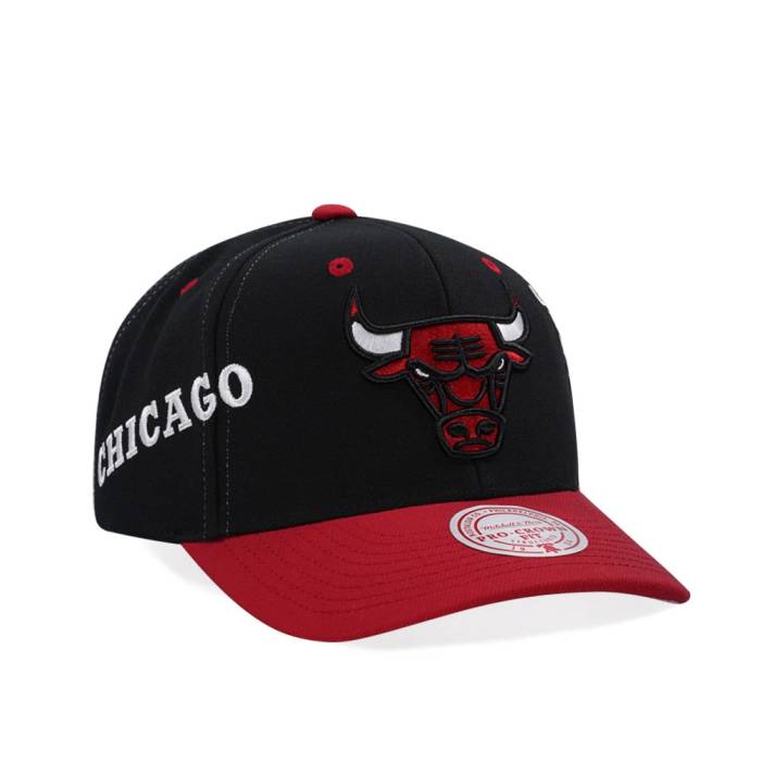 ミッチェルアンドネス Mitchell &Amp; Ness 【 Chicago Bulls Classic Pro Crown Fit Snapback Hat Men Black 】 シカゴ ブルズ クラシック プロ Snapback スナップバック バッグ メンズ 黒色 ブラック|スニケス