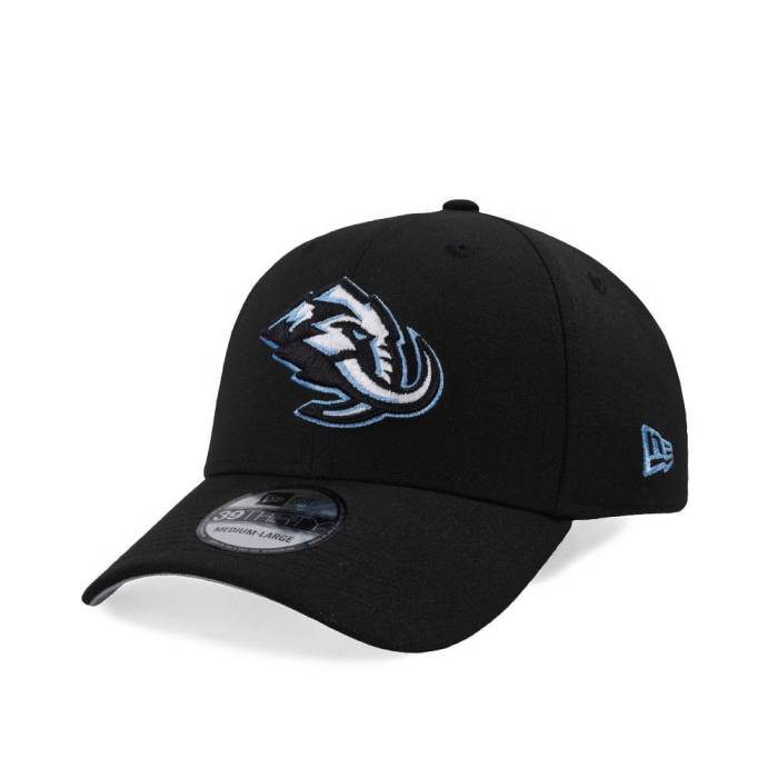 ニューエラ New Era 【 Utah Mammoth Classic Black Prime Edition 39Thirty Stretch Hat Men 】 ユタ クラシック 黒色 ブラック メンズ