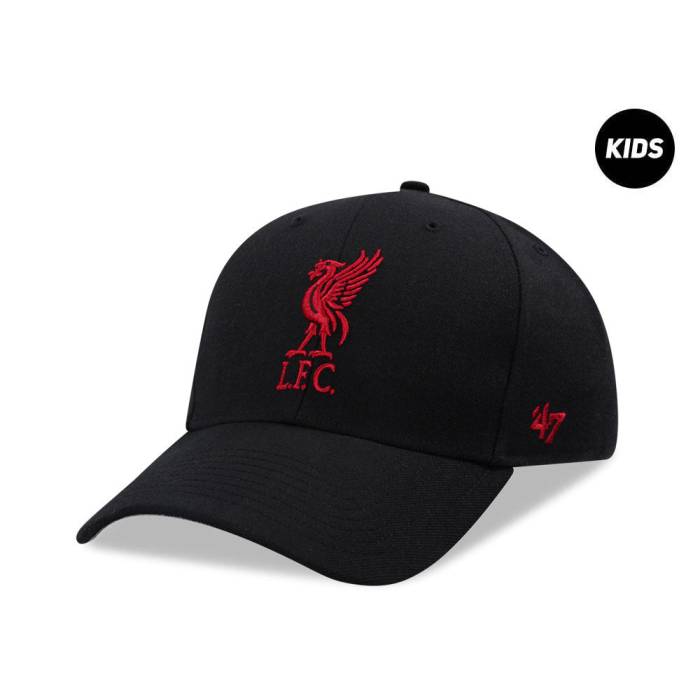 フォーティーセブンブランド 47 Brand 【 47Brand Liverpool Fc Black And Red Mvp Strapback Hat Men Black 】 黒色 ブラック Red 赤・レッド メンズ 黒色 ブラック|スニケス