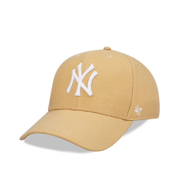 フォーティーセブンブランド 47 Brand 【 47Brand New York Yankees Light Tan Mvp Snapback Hat Men Beige 】 ヤンキース Snapback スナップバック バッグ メンズ ベージュ