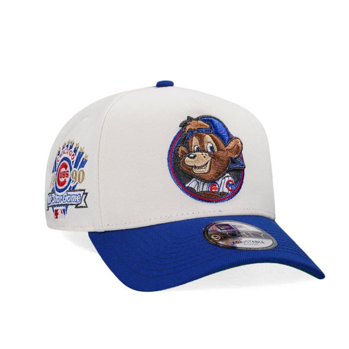 ニューエラ New Era 【 Chicago Cubs All Star Game 1990 Chrome Two Tone Edition 9Forty A Frame Snapback Hat Men White 】 シカゴ カブス Game ゲーム Snapback スナップバック バッグ メンズ 白色 ホワイト｜スニケス