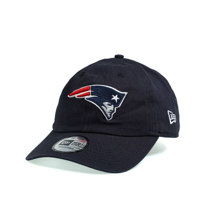 ニューエラ New Era 【 New England Patriots Casual Dad Hat Strapback Hat Men Navy 】 ペイトリオッツ カジュアル メンズ 紺色 ネイビー