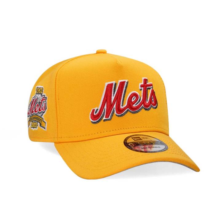 ニューエラ New Era 【 New York Mets 40Th Anniversary Yellow Classic 9Forty A Frame Snapback Hat Men Yellow 】 メッツ yellow 黄色・イエロー クラシック Snapback スナップバック バッグ メンズ yellow 黄色・イエロー