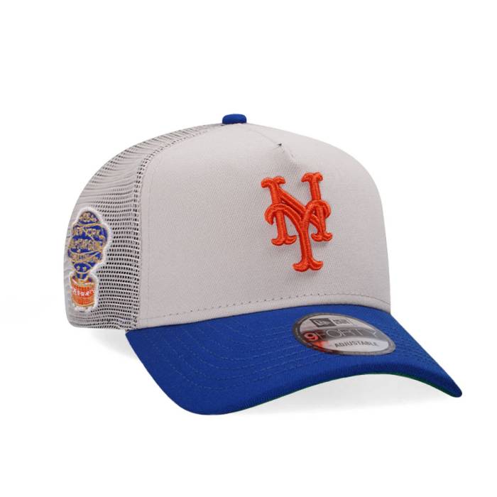 ニューエラ New Era 【 New York Mets All Star Game 1964 Chrome Throwback Trucker 9Forty A Frame Snapback Hat Men White 】 メッツ Game ゲーム トラッカー Snapback スナップバック バッグ メンズ 白色 ホワイト｜スニケス