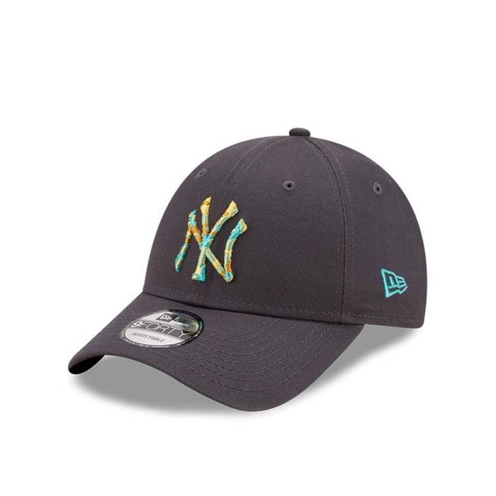 ニューエラ New Era 【 New York Yankees Grey Camo Infill 9Forty Strapback Hat Men Gray 】 ヤンキース 灰色 グレー カモ柄 メンズ gray 灰色・グレー・グレイ