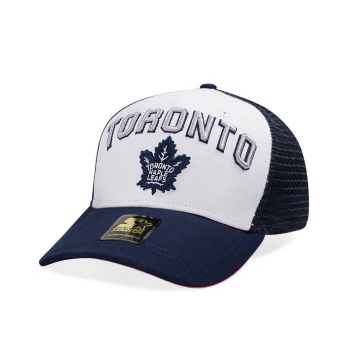 スターター Starter 【 Toronto Maple Leafs Penalty Curved Trucker Snapback Hat Men White 】 トロント トラッカー Snapback スナップバック バッグ メンズ 白色 ホワイト