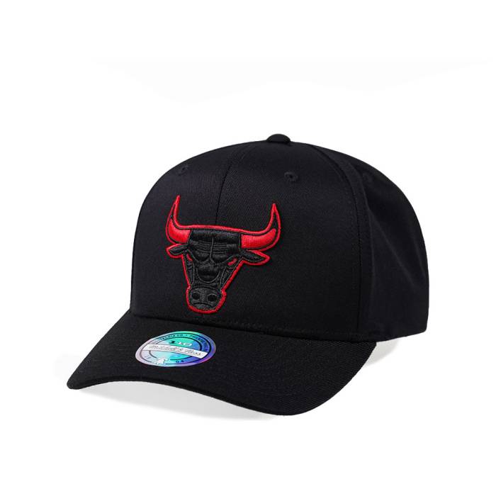 ミッチェルアンドネス Mitchell &Amp; Ness 【 Chicago Bulls Red Pop 110 Flex Snapback Hat Men Black 】 シカゴ ブルズ Red 赤・レッド Snapback スナップバック バッグ メンズ 黒色 ブラック｜スニケス